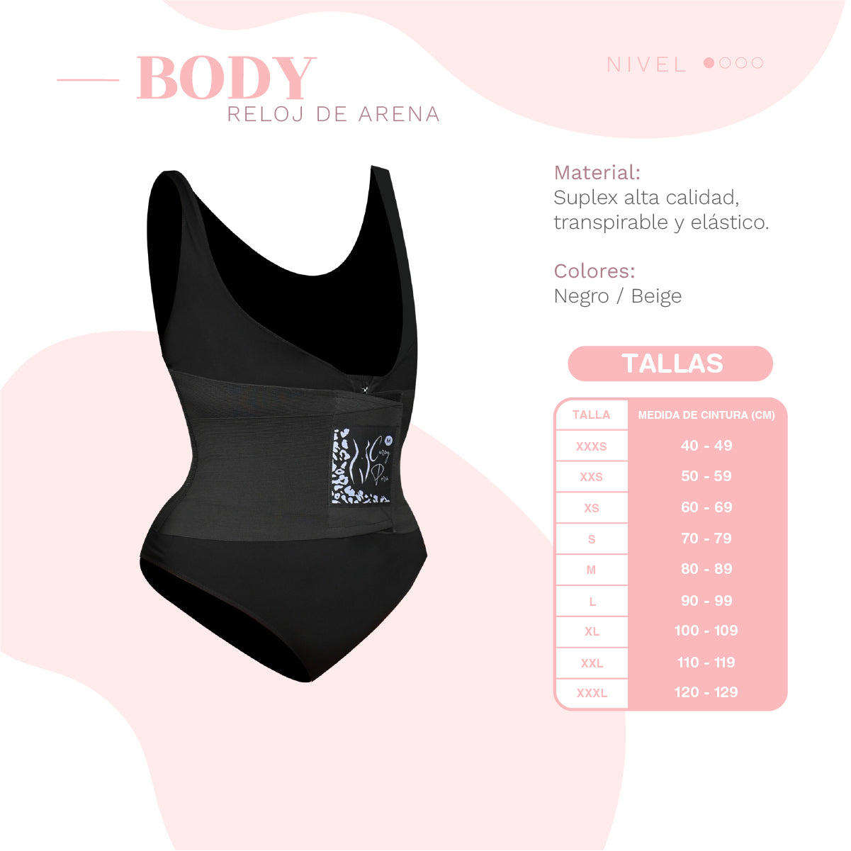 FAJA RELOJ DE ARENA CURVY BODY